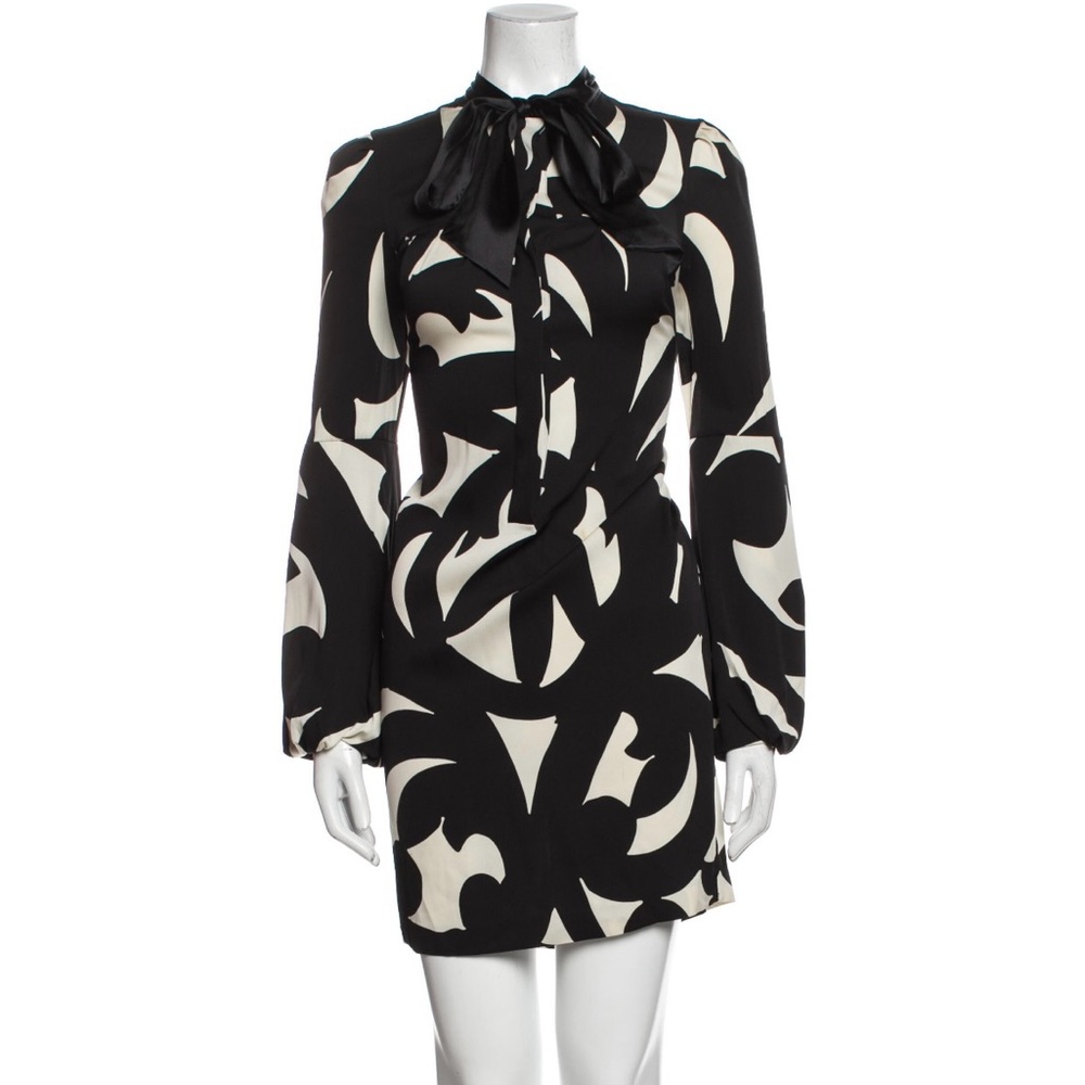 Diane Von Furstenberg Black Mini Dress
